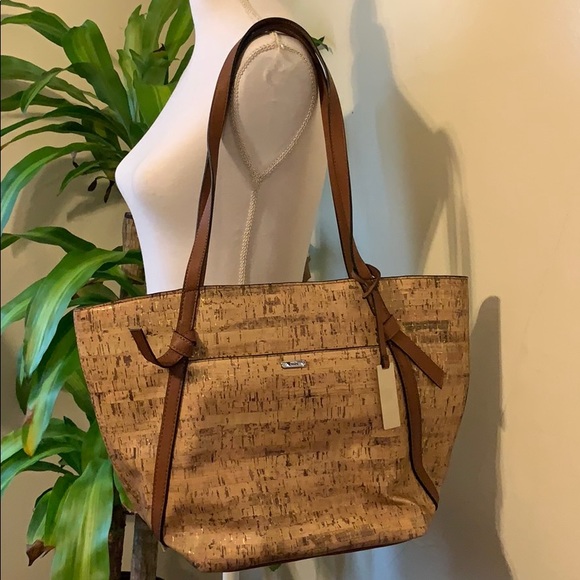 Chaps faux cork tote bag - Picture 1 of 3